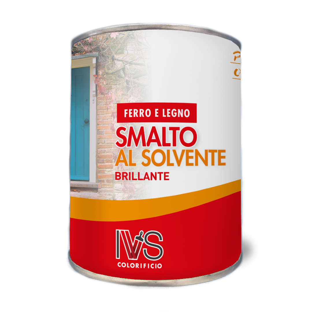 ivs SMALTO AL SOLVENTE BRILLANTE 2,5 LT BIANCO - 0511