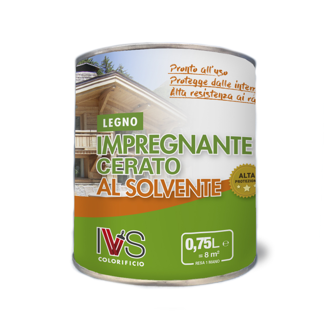ivs IMPREGNANTE SOLVENTE  0,75 LT TEAK 0002