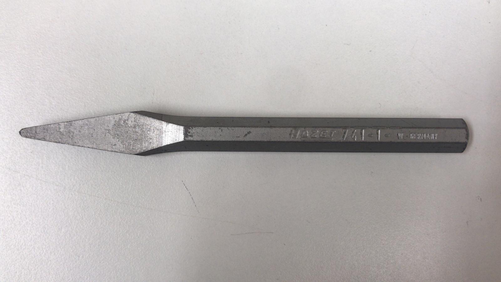 USAG 364-125 cacciaspine per metallI punta da 1 mm. a V e lunghezza da 125 mm.