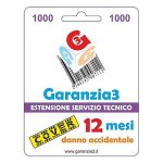 Garanzia3 - Per danni accidentali fino a 1000 EURO