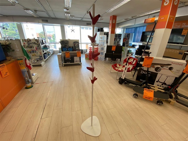 Midj Leather Portabiti in cuoio Rosso