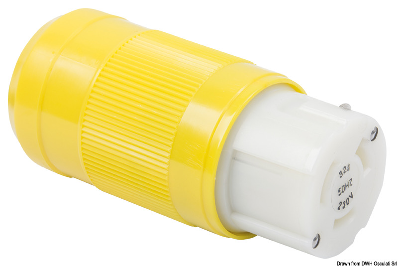 Spina Marinco bipolare monofase 3 fili - 14.587.03