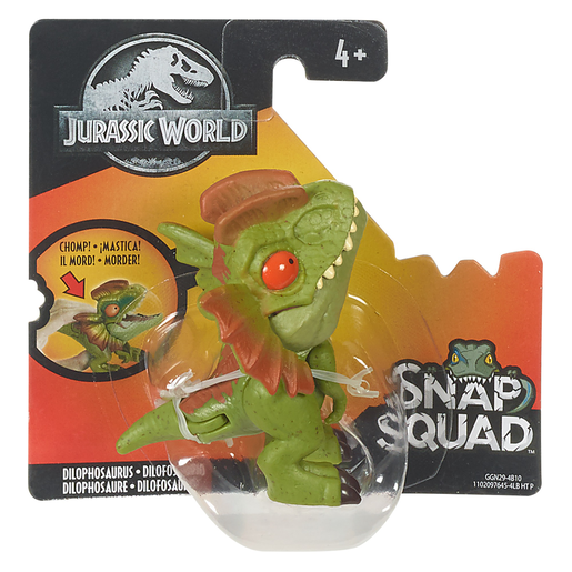 SNAP SQUAD Mattel - Colpo Selvaggio Jurassic World DILOPHOSAURUS