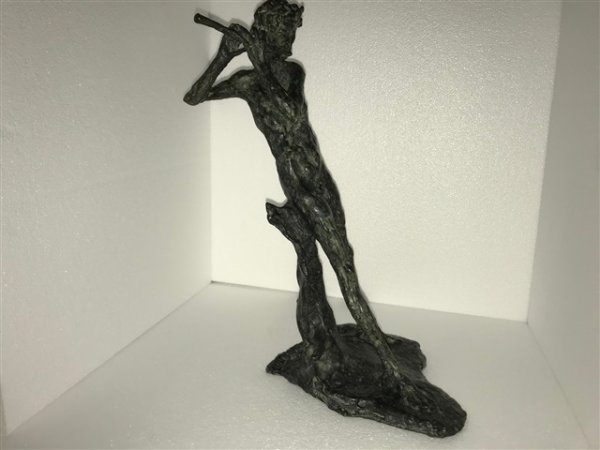 Murer Augusto  Fauno scultura in bronzo N° 17