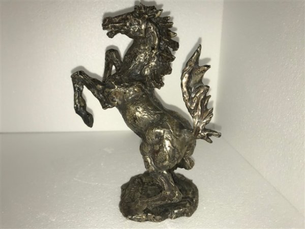 Murer Augusto Cavallino rampante Fusione a cera - Argento 800/1000