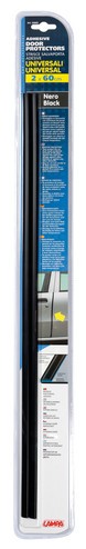 LAMPA 20865 Coppia salvaporta adesivi colore nero 2x60