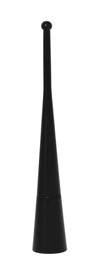 LAMPA 40181 Stelo antenna in alluminio NERO . Per attacchi con innesto vite da Ø 5 o 6 mm